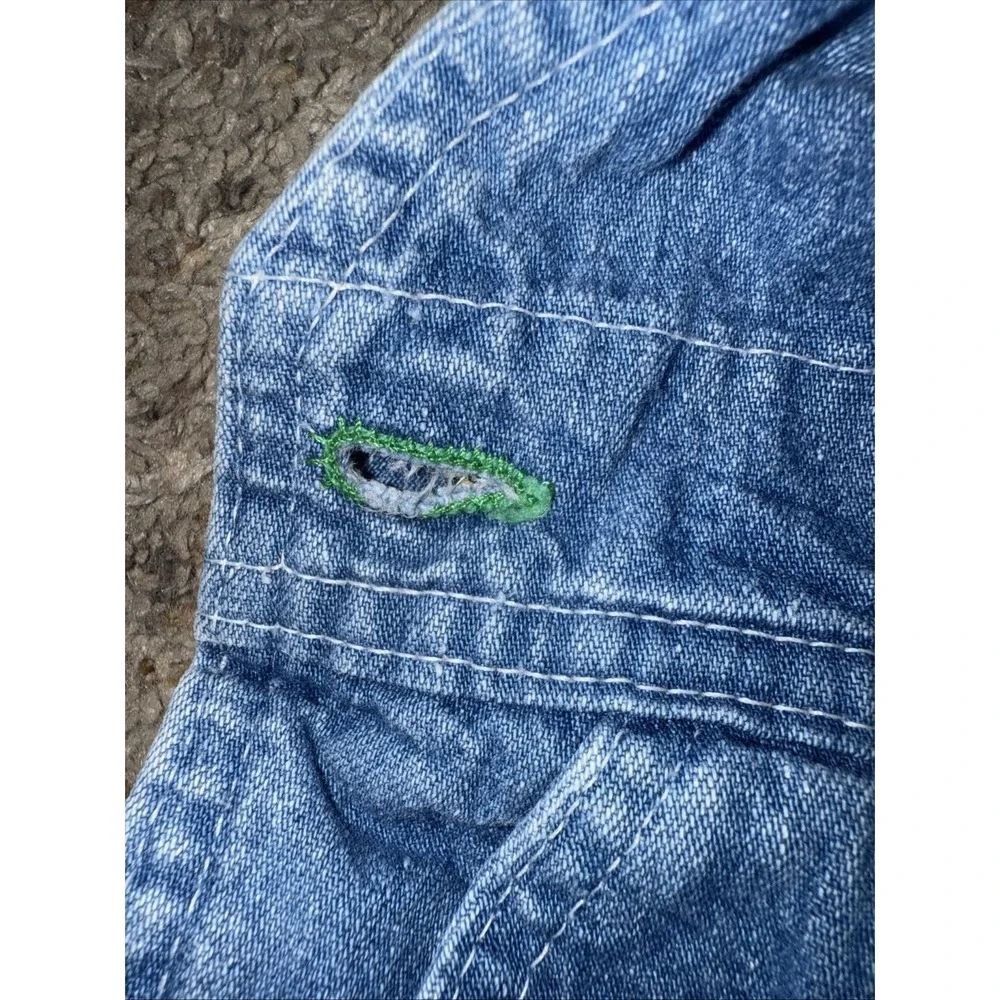 Vintage OshKosh Vestbak Denim Bib Overalls United‎ Garment Workers USA Made 6M